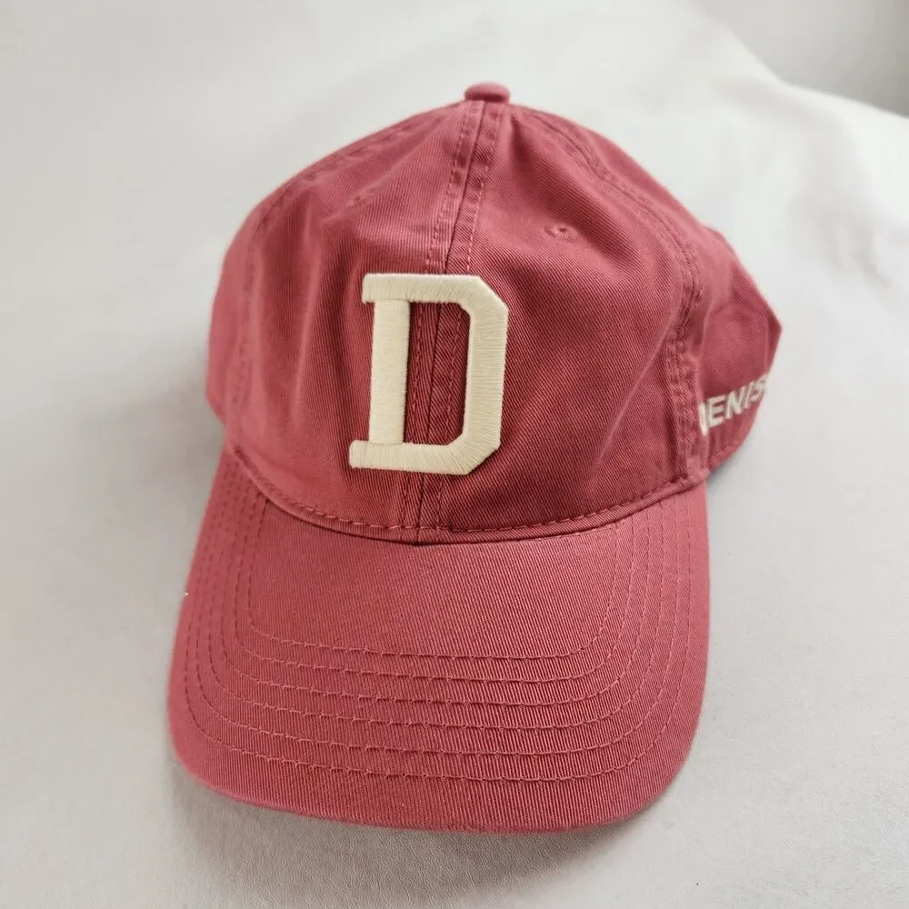 Denison University Hat Mens Adjustable Legacy Strapback Cap Cotton College Dad - Picture 2 of 8